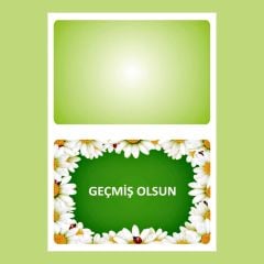 Geçmiş Olsun Mesaj Kartı