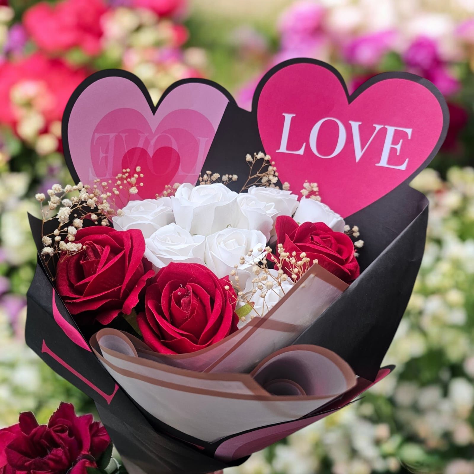 Love Darling Çiçek Buketi Sarma Kağıdı