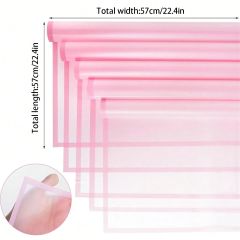 Pembe Çerçeveli Saydam Çiçek Ambalajı