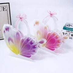 10'lu Kelebek Kesim PVC Çiçek Çantası