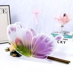 10'lu Kelebek Kesim PVC Çiçek Çantası