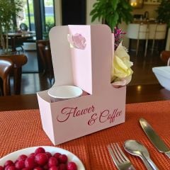 10'lu Kahve ve Çiçek Kutusu