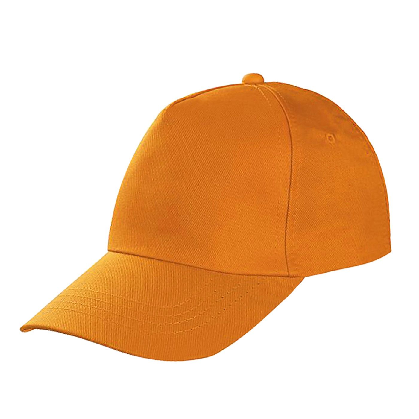 Turuncu Renk Promosyon 5 Panel Şapka