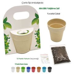 İlham Bahçesi - Tohumlu Bitki Dikim Seti (Mini-Yuvarlak)