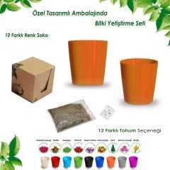İlham Toprağı - Kutulu Bitki Dikim Seti (Yuvarlak)