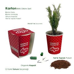 Toprak Sevgisi  - Bitki Dikim Seti (Karton) - Farklı Tohum Seçenekleri