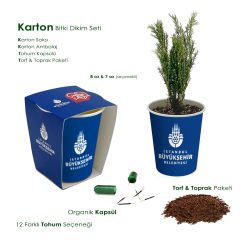 Toprak Sevgisi  - Bitki Dikim Seti (Karton) - Farklı Tohum Seçenekleri
