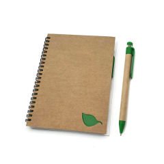 Yeşil Gelecek İçin Promosyon Spiralli Tohumlu Defter Seti ve Tükenmez Kalem Seti