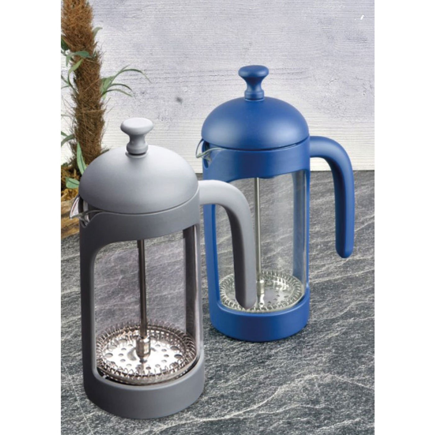 French Press 350 ml Plastik Kapaklı