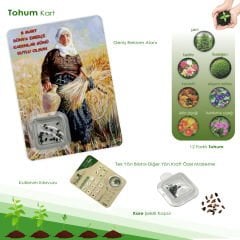Kare Model Promosyon Tohum Kartı