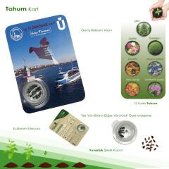Yuvarlak Model - Promosyon Tohum Kartı