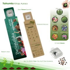 Tohumlu Kitap Ayracı - Kare Şekilli Model