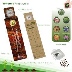 Tohumlu Kitap Ayracı Kare - 2