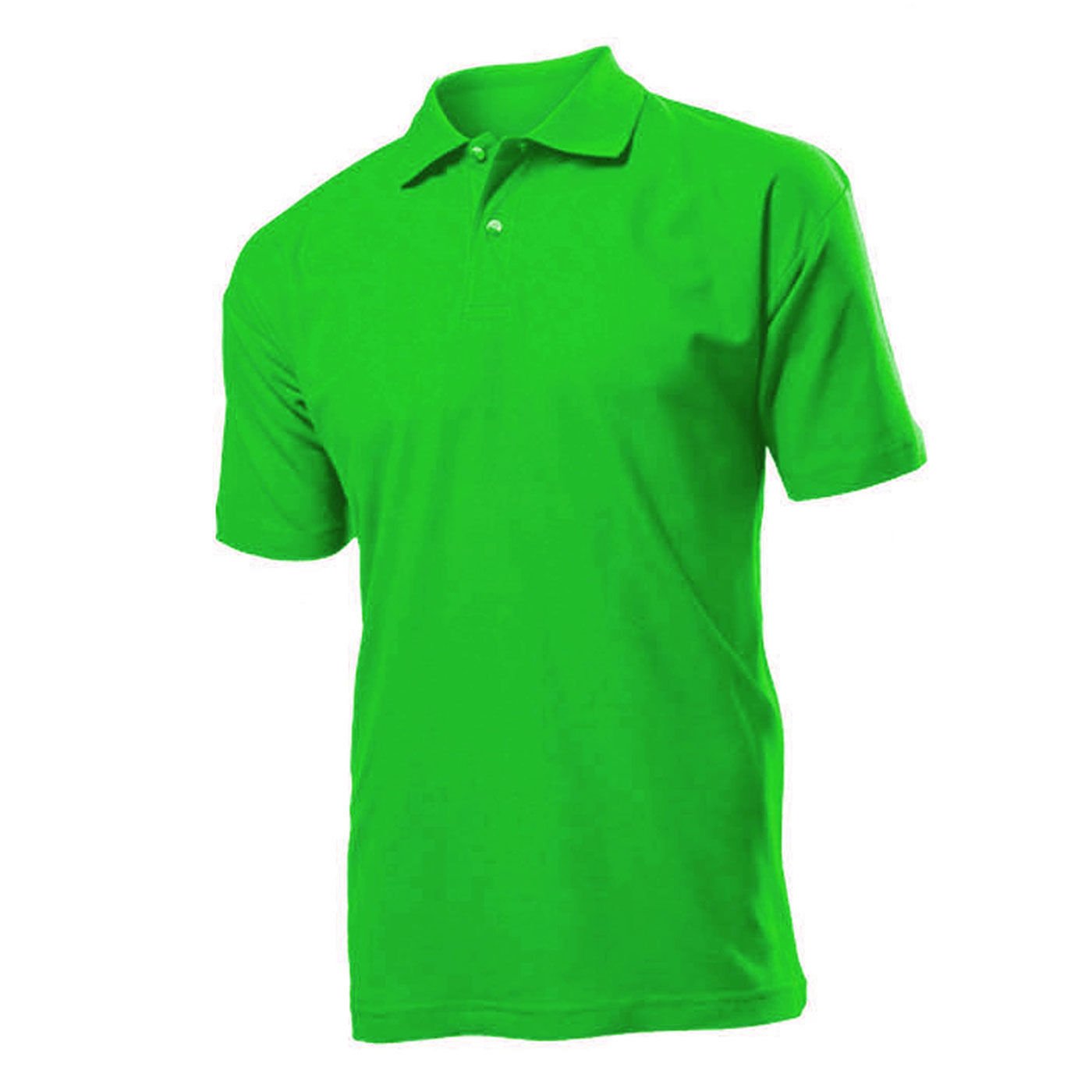 Düğmeli Modern Yeşil T-Shirt