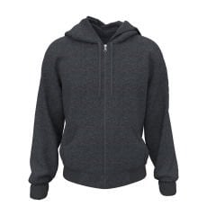 Kapüşonlu Siyah Sweatshirt