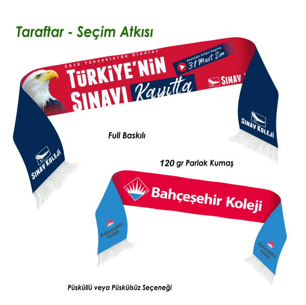 Püsküllü ve Püskülsüz Seçenekleriyle Taraftar Atkısı