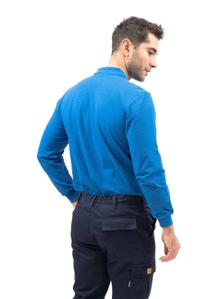 ESD Polo Yaka Uzun Kol T-Shirt