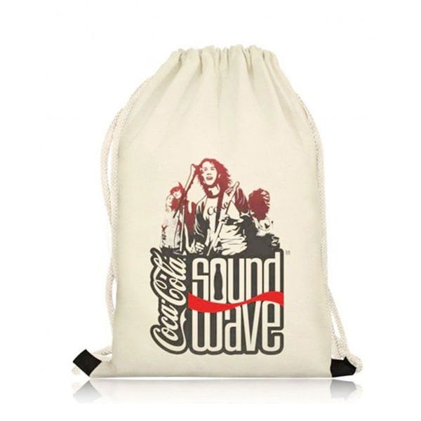 İp Büzgülü Ham Bez Çanta