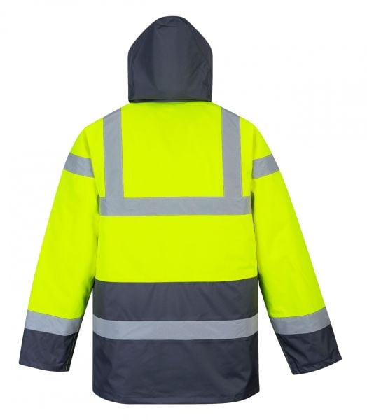 Hi-Vis Çift Renkli Trafik Parka