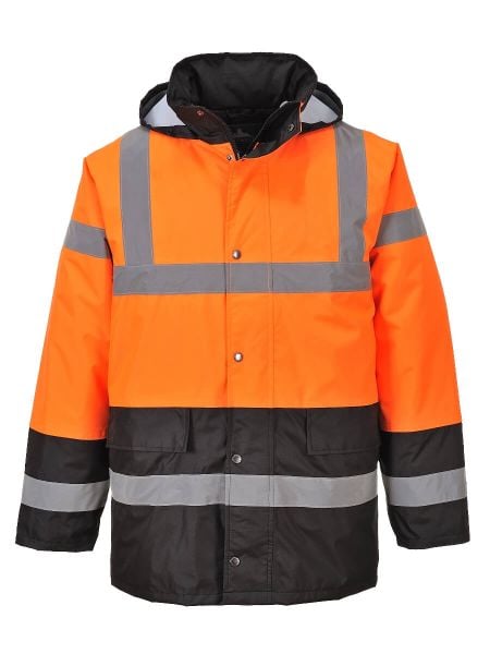 Hi-Vis Çift Renkli Trafik Parka
