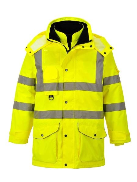 Hi-Vis 7 in1 Nefes Alabilir Parka