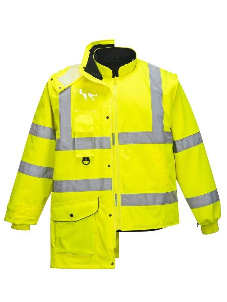 Hi-Vis 7 in1 Nefes Alabilir Parka