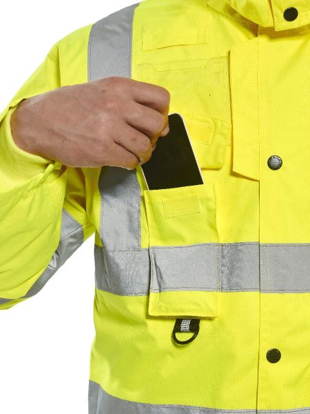 Hi-Vis 7 in1 Nefes Alabilir Parka