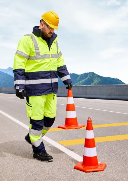 HI-VIS İki Renkli Kaban