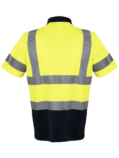 Reflektörlü Polo Yaka T-Shirt İnterlok