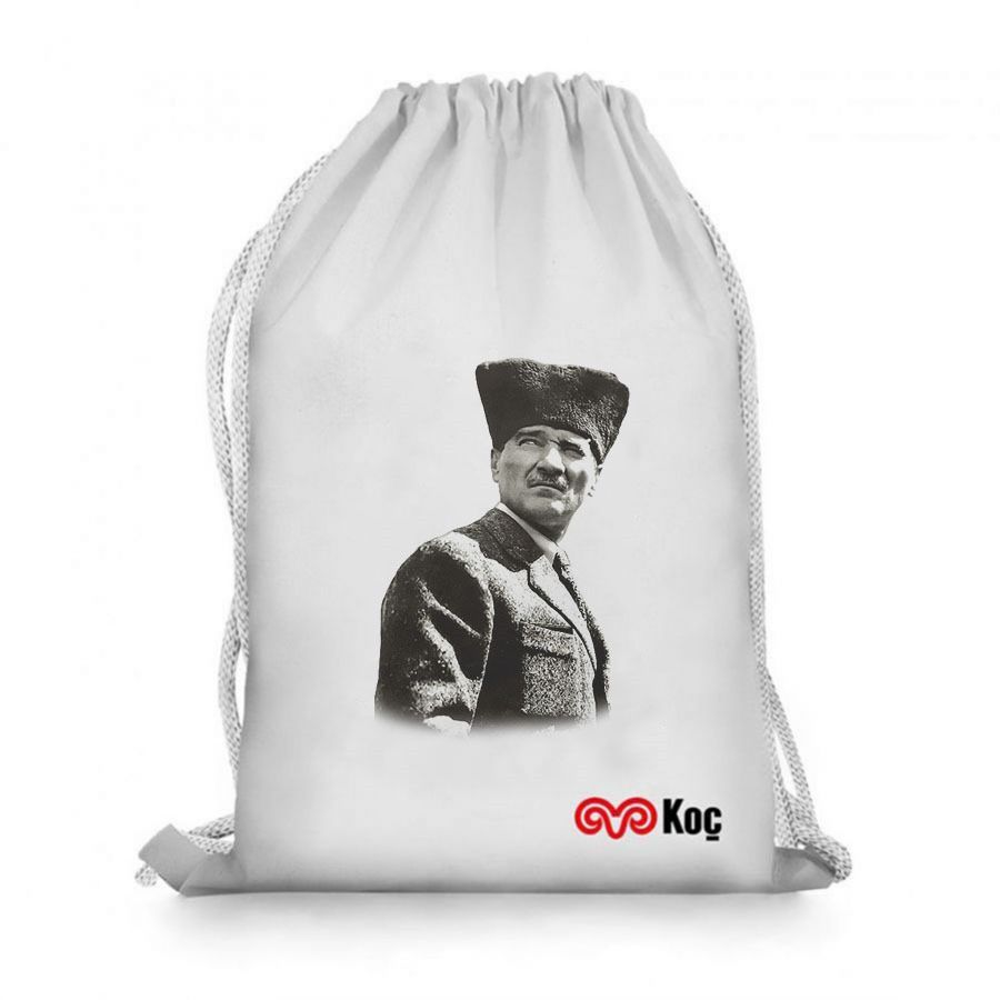 İp Büzgülü Elyaf Çanta - 01