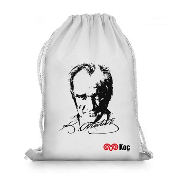 İp Büzgülü Elyaf Çanta - 02
