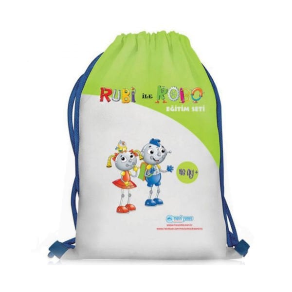 İp Büzgülü Elyaf Çanta - 03