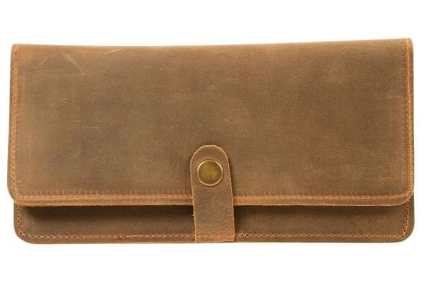 Telefon Bölmeli Deri Cüzdan