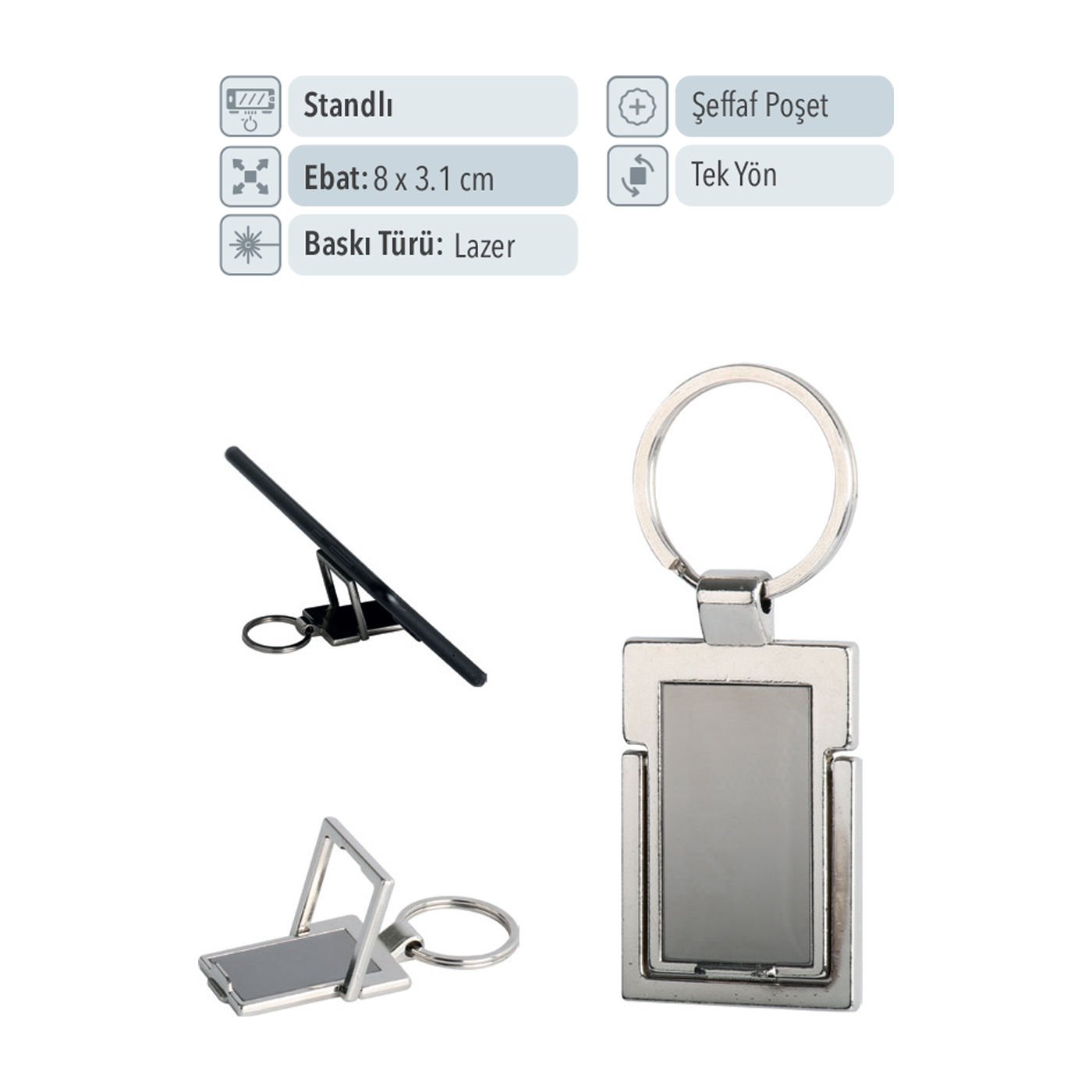 37082 - Telefon Tutacaklı Anahtarlık