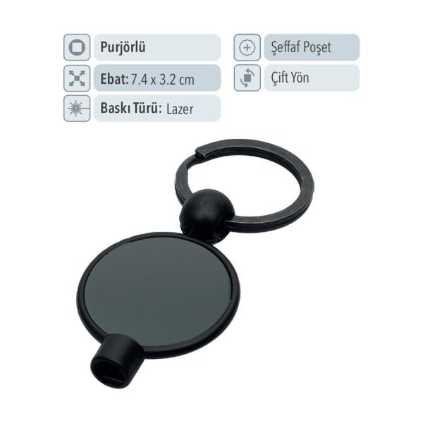 37090 - Metal Purjör Anahtarlık