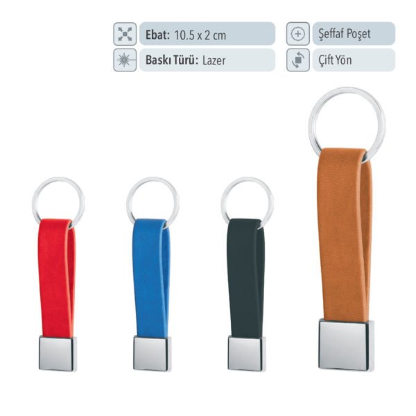 37020 - Deri ve Metal Anahtarlık