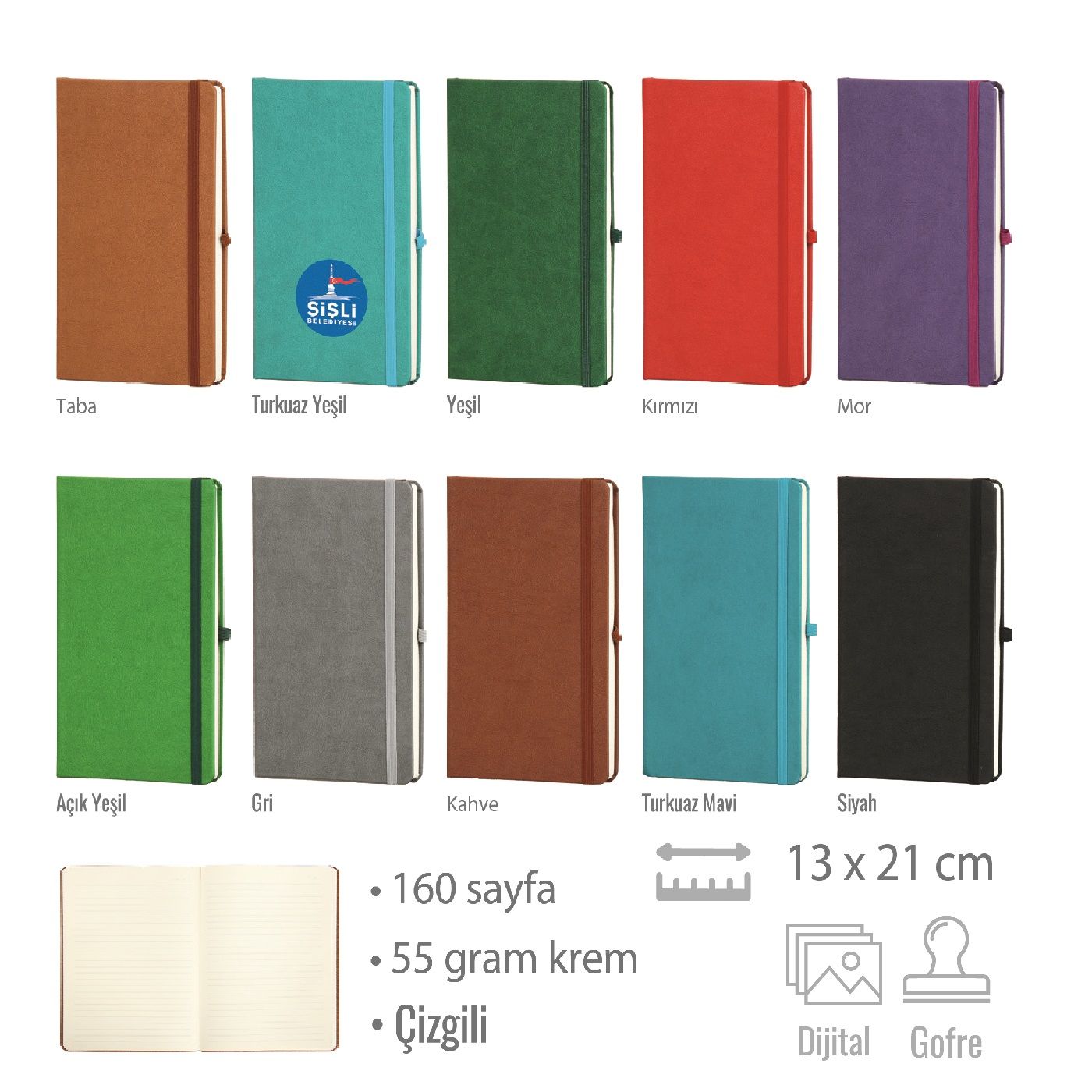 Sert Kapak Defter