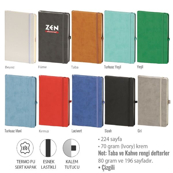 Sert Kapak Defter