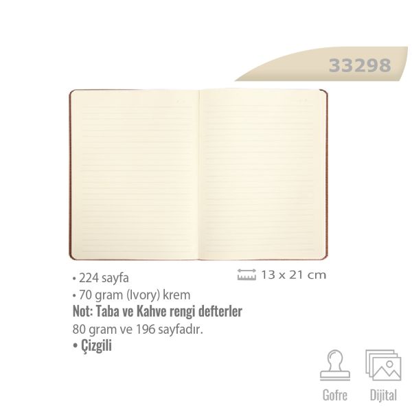 Sert Kapak Defter