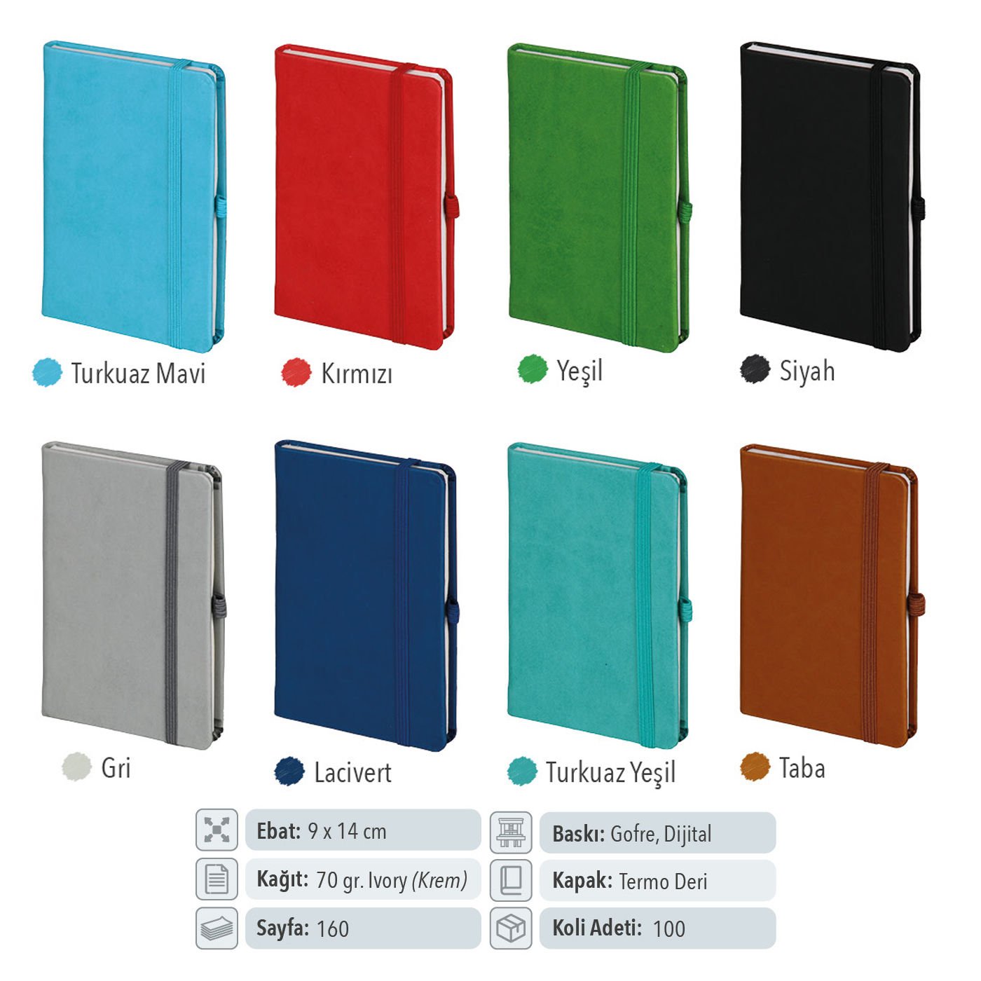 Termo Deri Tarihsiz Defter