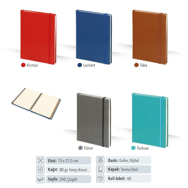Gizli Spiralli Tarihsiz Defter