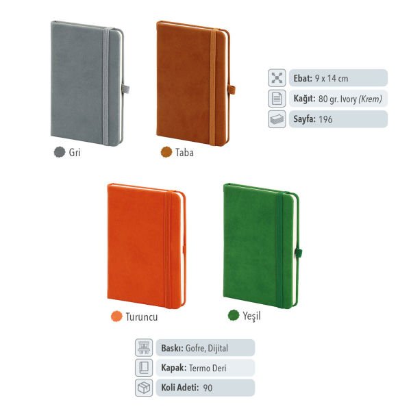 Termo Deri Tarihsiz Defter