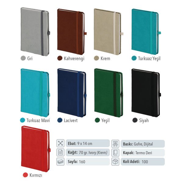 Termo Deri Tarihsiz Defter