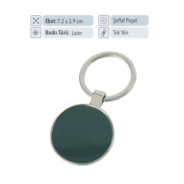 37118 - Günlük Hediye Metal Anahtarlık