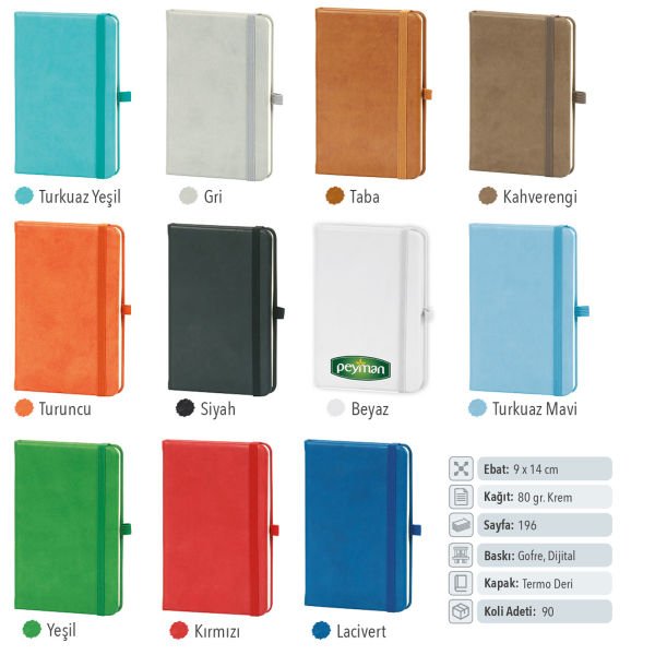 Termo Deri Tarihsiz Defter