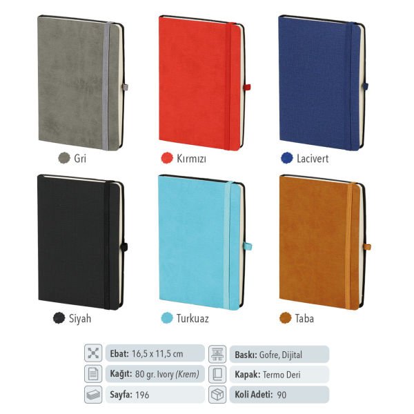 Termo Deri Tarihsiz Defter