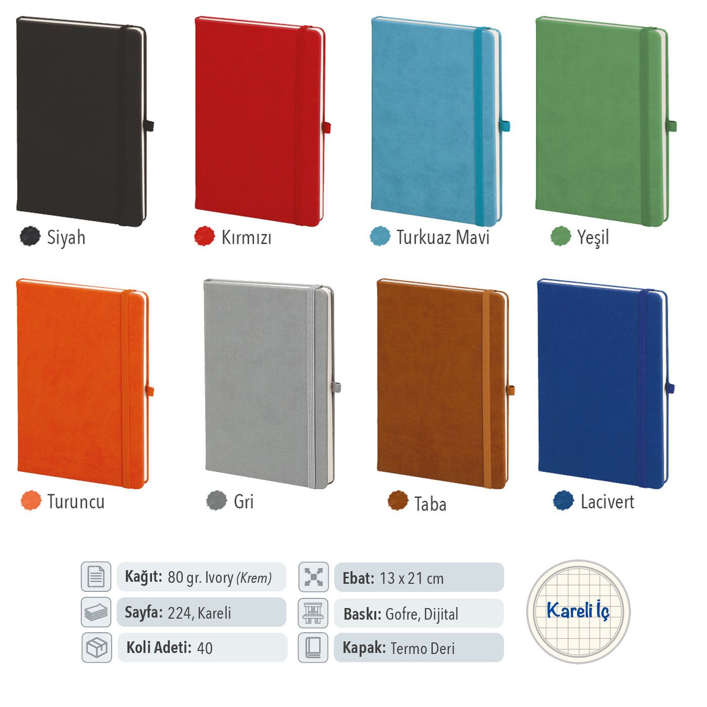 Termo Deri Tarihsiz Defter