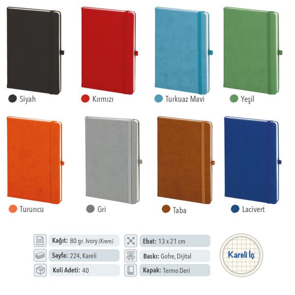 Termo Deri Tarihsiz Defter