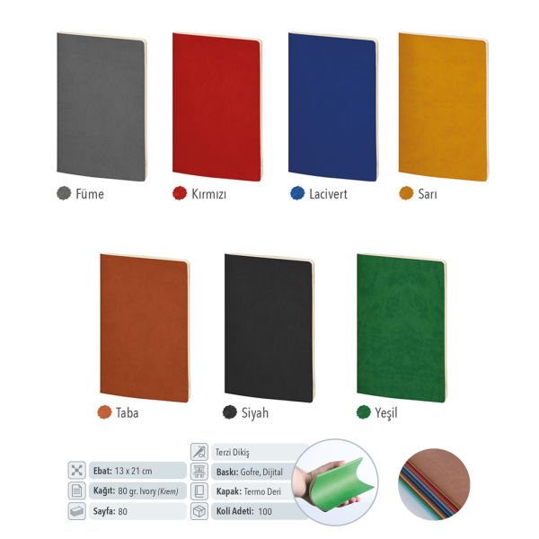 Yumuşak kapak-Terzi Dikiş-Tarihsiz Defter