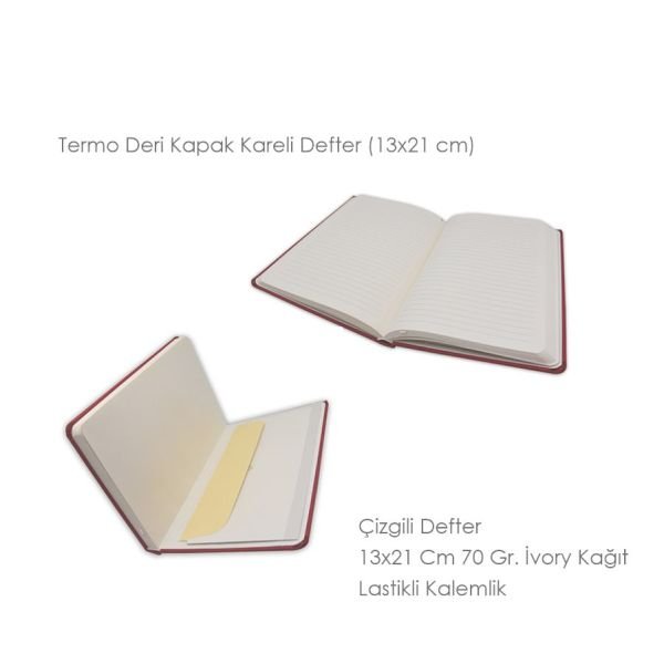 Termo Deri Kapak Defter